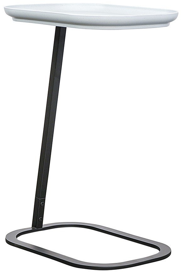 Столик приставной sustainable collection, 40,6х28 см, серый/черный (76074)