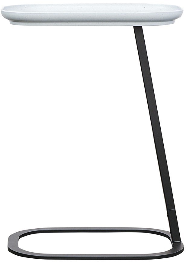 Столик приставной sustainable collection, 40,6х28 см, серый/черный (76074)