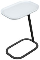 Столик приставной sustainable collection, 40,6х28 см, серый/черный (76074)