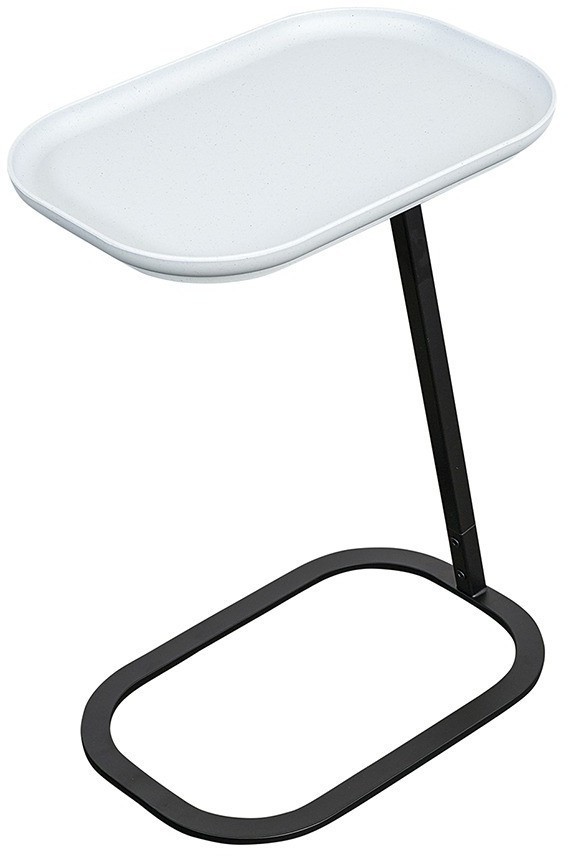 Столик приставной sustainable collection, 40,6х28 см, серый/черный (76074)