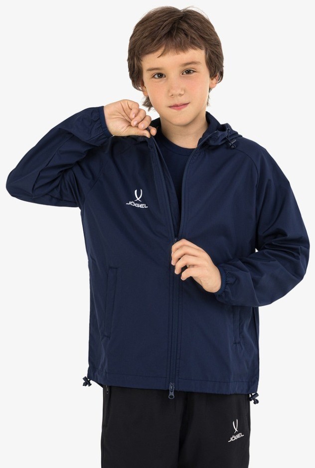 Куртка ветрозащитная JOGEL CAMP Rain Jacket, темно-синий, детский (2112623)