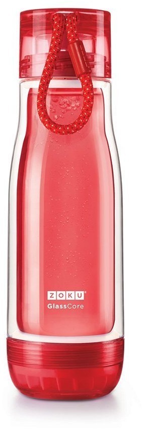 Бутылка zoku 475 мл красная (57255)