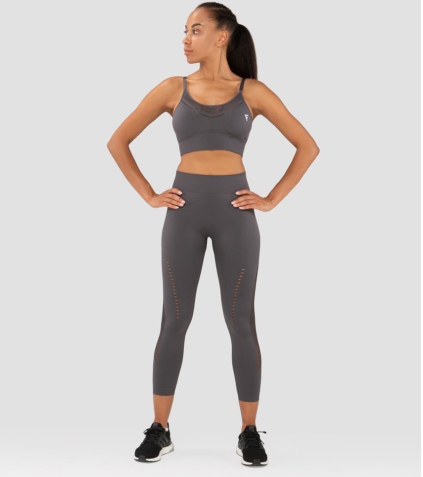 Женский бра-топ Essential Knit dark grey FA-WB-0202-DGR, темно-серый (2094850)