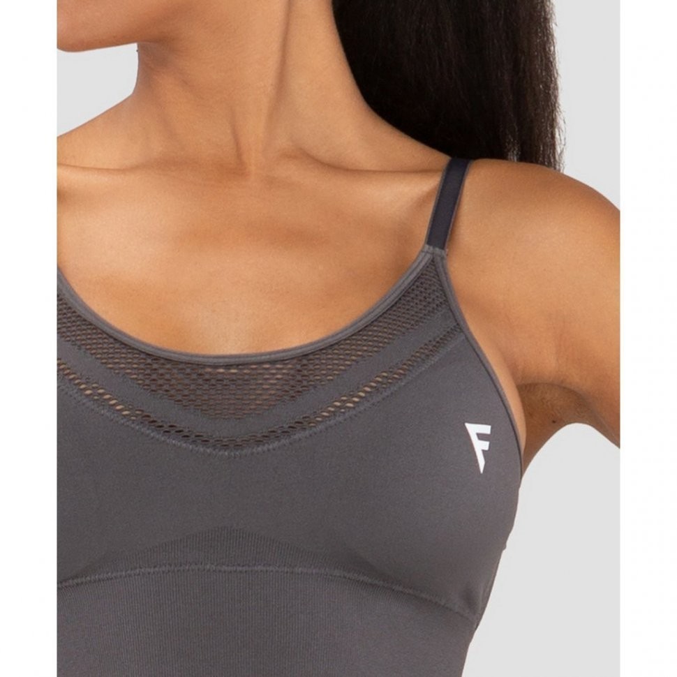 Женский бра-топ Essential Knit dark grey FA-WB-0202-DGR, темно-серый (2094850)