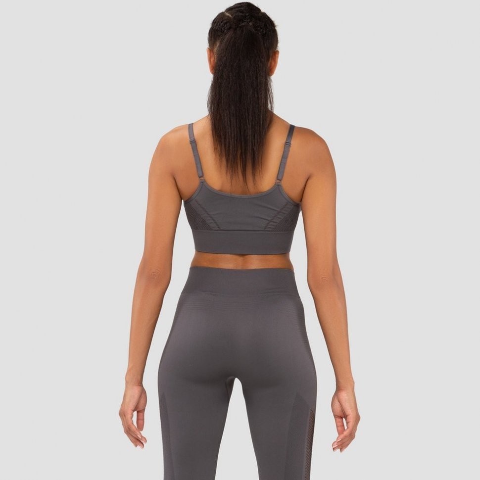 Женский бра-топ Essential Knit dark grey FA-WB-0202-DGR, темно-серый (2094850)