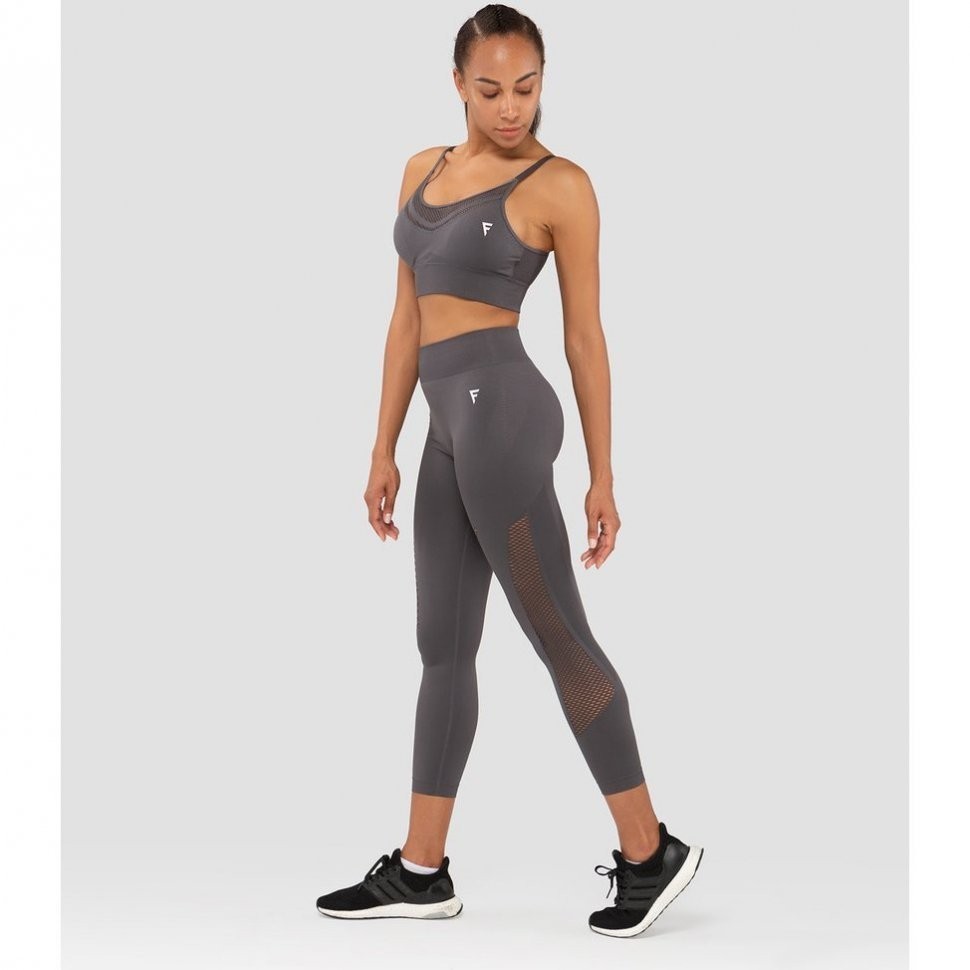 Женский бра-топ Essential Knit dark grey FA-WB-0202-DGR, темно-серый (2094850)