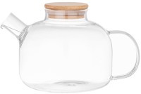 Чайник заварочный 1300 мл. с бамбуковой крышкой Agness (887-252)