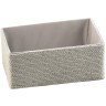 Корзина для хранения lian, 34х22х14 см, светло-серая (74858)