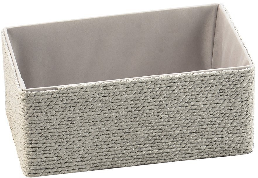Корзина для хранения lian, 34х22х14 см, светло-серая (74858)
