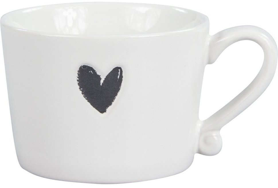 Bastion Collections Кружка White Нeart Black RJ/MUG HEART BL