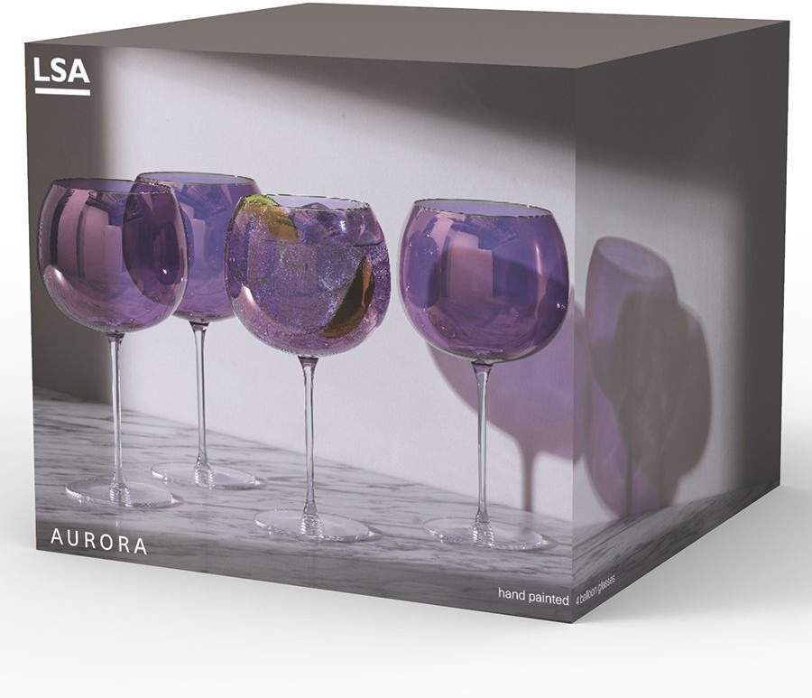 Набор бокалов aurora, 680 мл, фиолетовый, 4 шт. (73288)