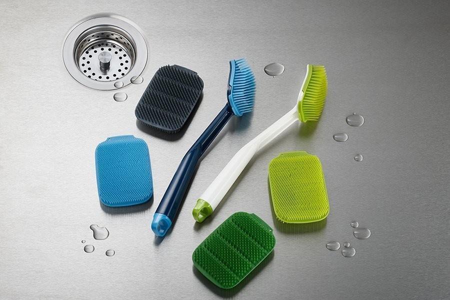 Набор щеток для мытья посуды cleantech, синий, 2 шт. (67238)