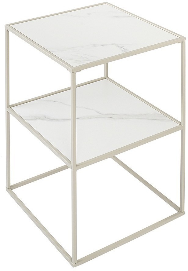 Столик приставной mayen, 38х38 см, бежевый (76071)