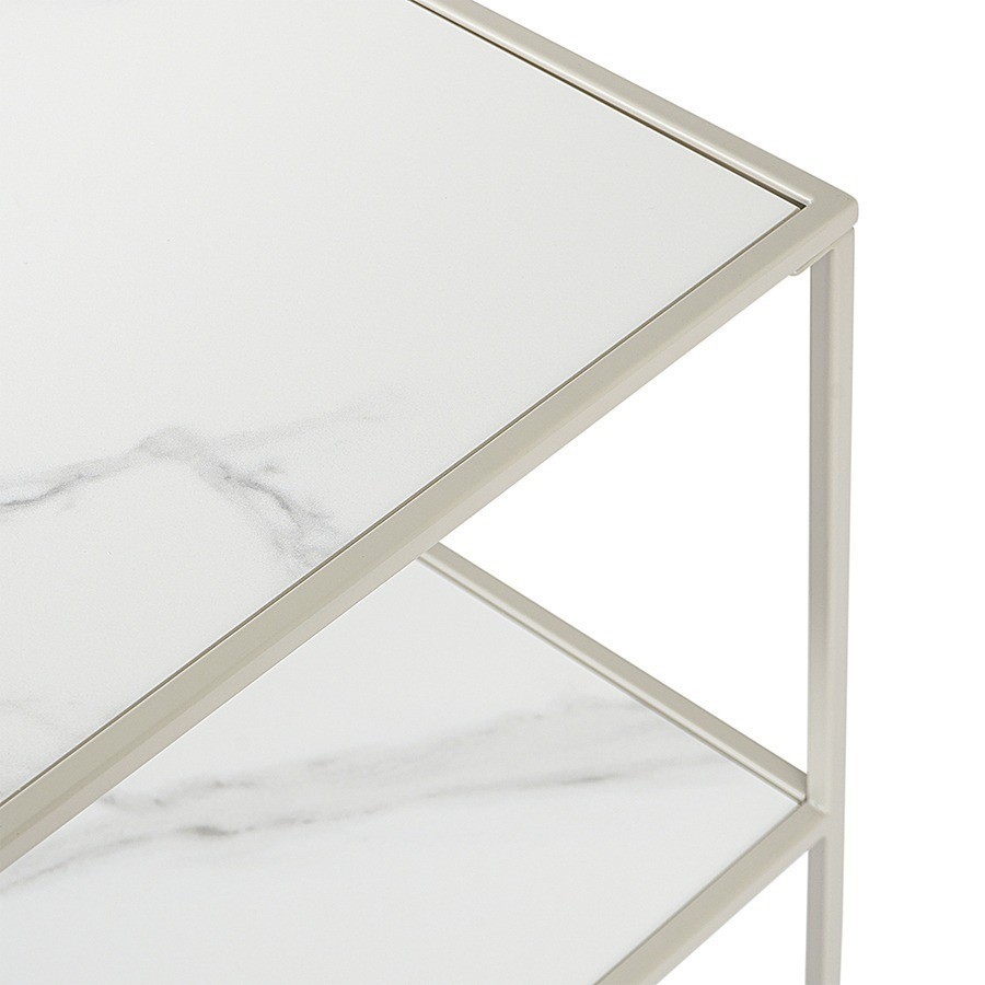 Столик приставной mayen, 38х38 см, бежевый (76071)