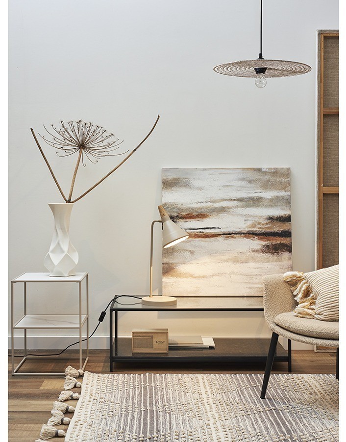 Столик приставной mayen, 38х38 см, бежевый (76071)