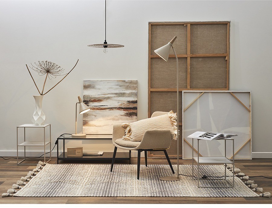 Столик приставной mayen, 38х38 см, бежевый (76071)