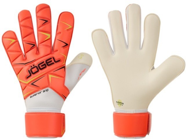 Перчатки вратарские JOGEL Legend SL4 Roll Negative, коралловый (2119305)