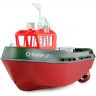 Радиоуправляемый буксир Tugboat зеленый 2.4G 1:72 (HL-3800-G)