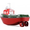 Радиоуправляемый буксир Tugboat зеленый 2.4G 1:72 (HL-3800-G)