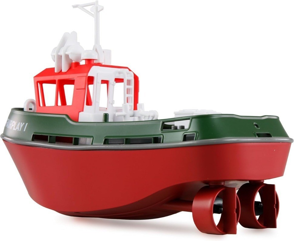 Радиоуправляемый буксир Tugboat зеленый 2.4G 1:72 (HL-3800-G)
