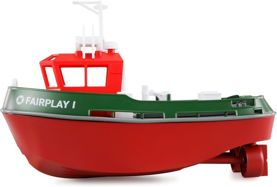 Радиоуправляемый буксир Tugboat зеленый 2.4G 1:72 (HL-3800-G)