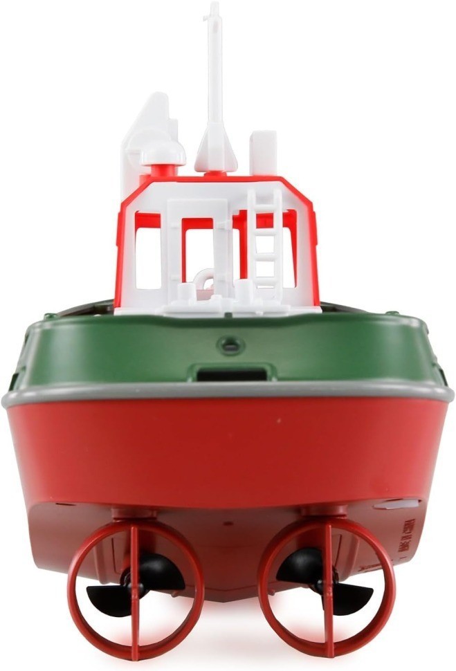 Радиоуправляемый буксир Tugboat зеленый 2.4G 1:72 (HL-3800-G)