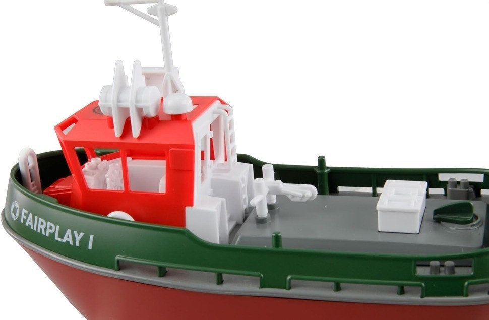 Радиоуправляемый буксир Tugboat зеленый 2.4G 1:72 (HL-3800-G)