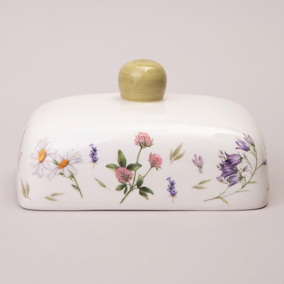 Масленка agness "flower story" 17*12,5*8,5 см (358-2175)