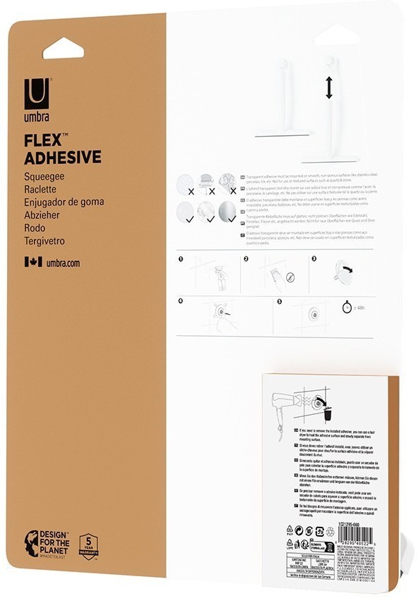 Скребок универсальный flex adhesive, белый (77096)