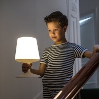 Лампа настольная light to go, белая (66633)