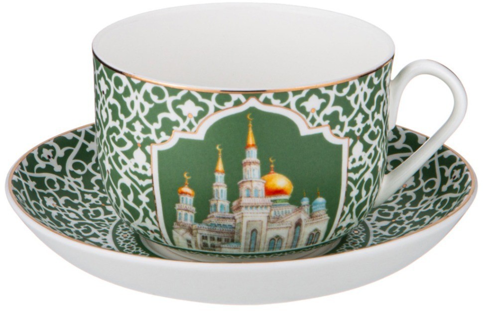 Чайный набор lefard "мечеть" на 6 пер. 12 пр. 280 мл (85-1993)
