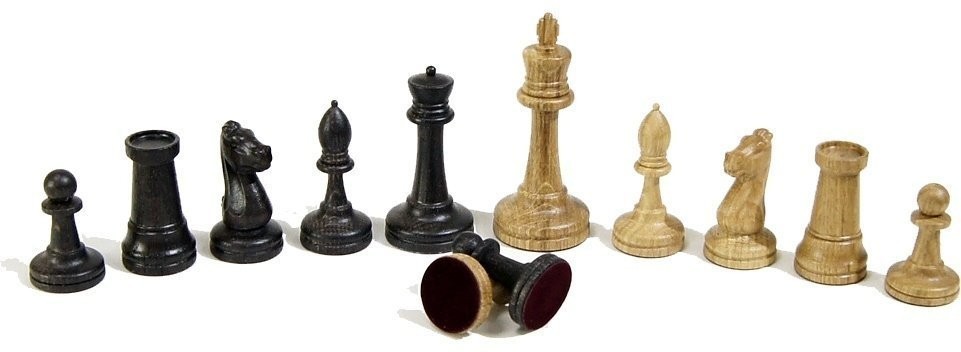 Шахматные фигуры "Стаунтон", дуб (24115)