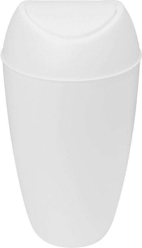 Корзина для мусора с крышкой twirla, 9 л, белая (69191)