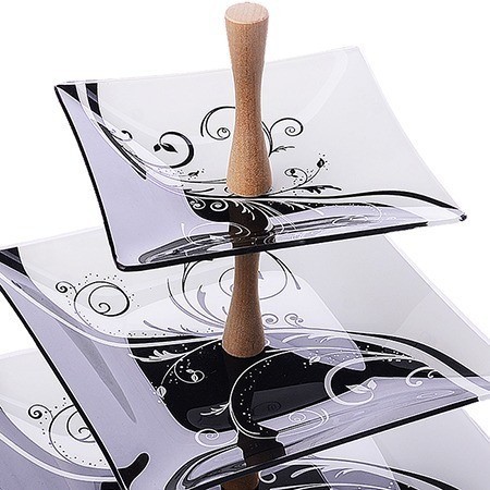 Ваза для фруктов 3-х ярусная Дуэт (161127)