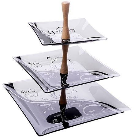 Ваза для фруктов 3-х ярусная Дуэт (161127)