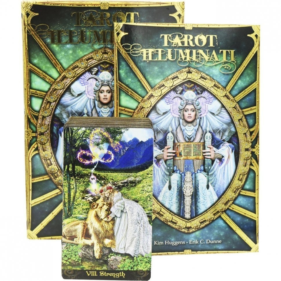 Карты Таро "Dunne/Huggens Illuminati Tarot Kit" Lo Scarabeo / Таро Иллюминатов (30800)