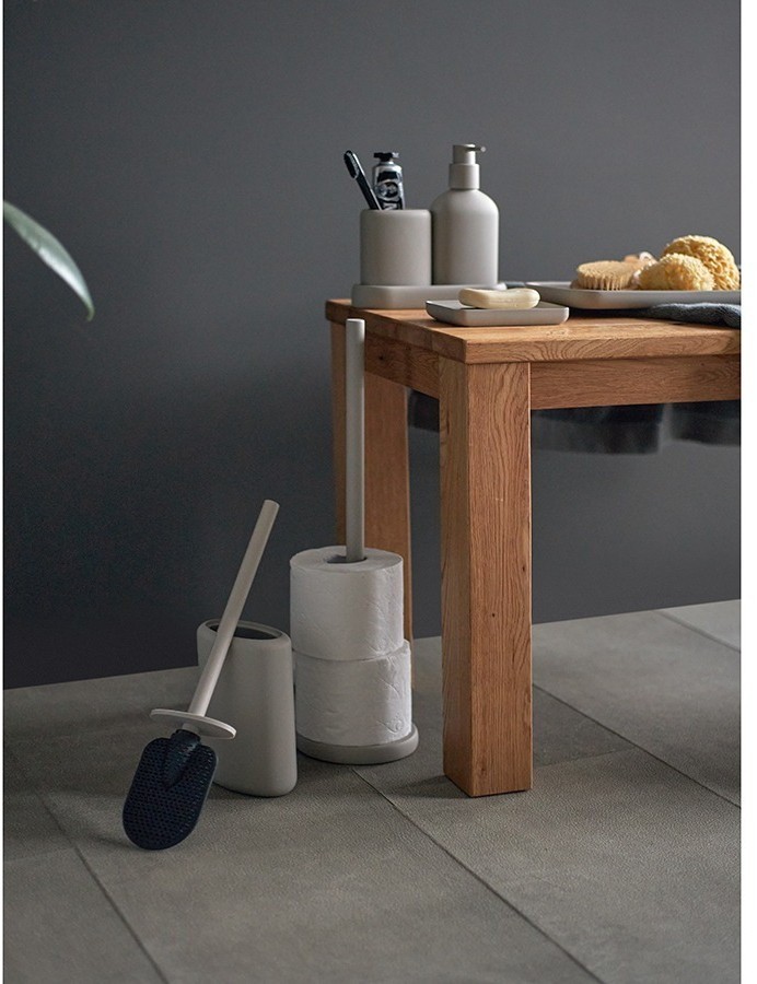 Подставка для ванных принадлежностей slim, светло-серая, малая (78879)