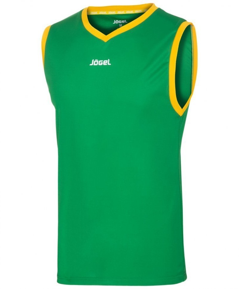 Майка баскетбольная JBT-1020-034, зеленый/желтый (430692)