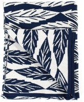 Плед вязаный с принтом Листья russian north, 180х130 см (63268)