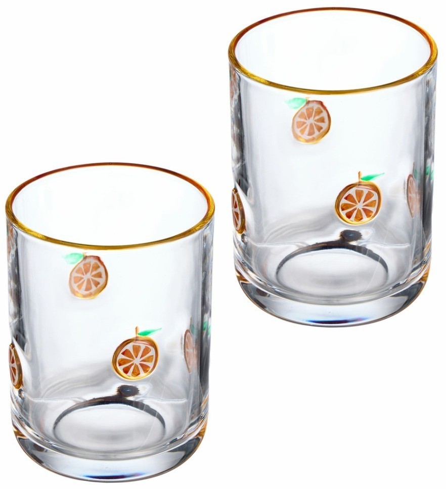 Набор стаканов "fruity orange" из 2 шт. 400 мл Lefard (685-134)