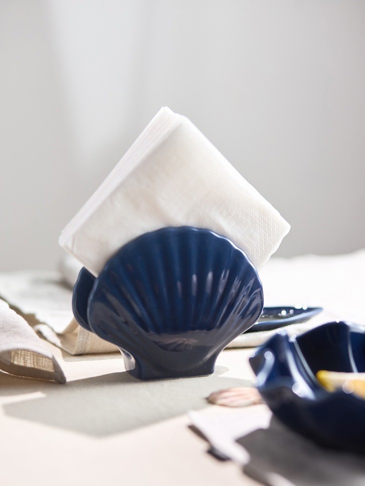 Салфетница pearl синего цвета из коллекции sea treasures (78793)