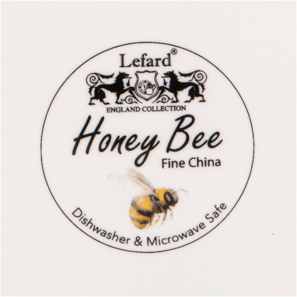 Набор кружек на металл.подставке lefard "honey bee" 4 шт. 360мл (133-343)