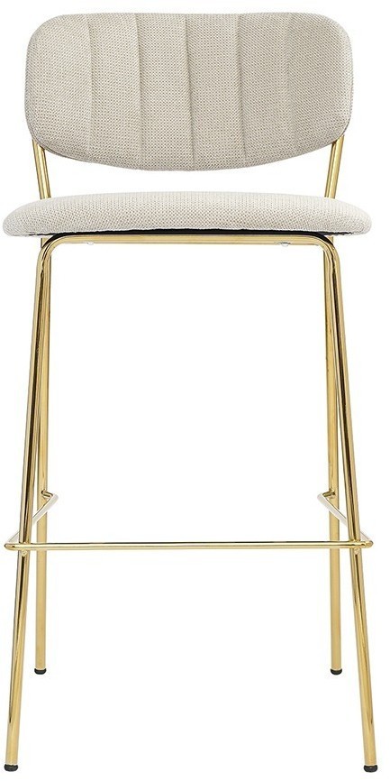 Стул барный eirill, шенилл, серый (75786)