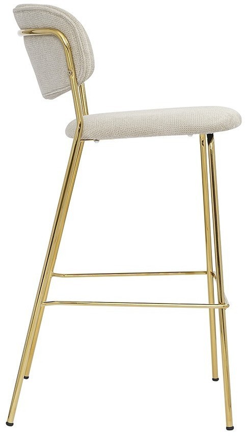 Стул барный eirill, шенилл, серый (75786)