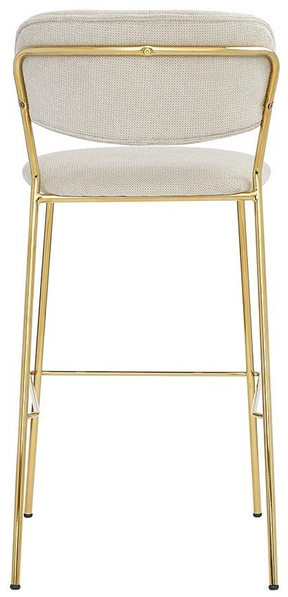 Стул барный eirill, шенилл, серый (75786)