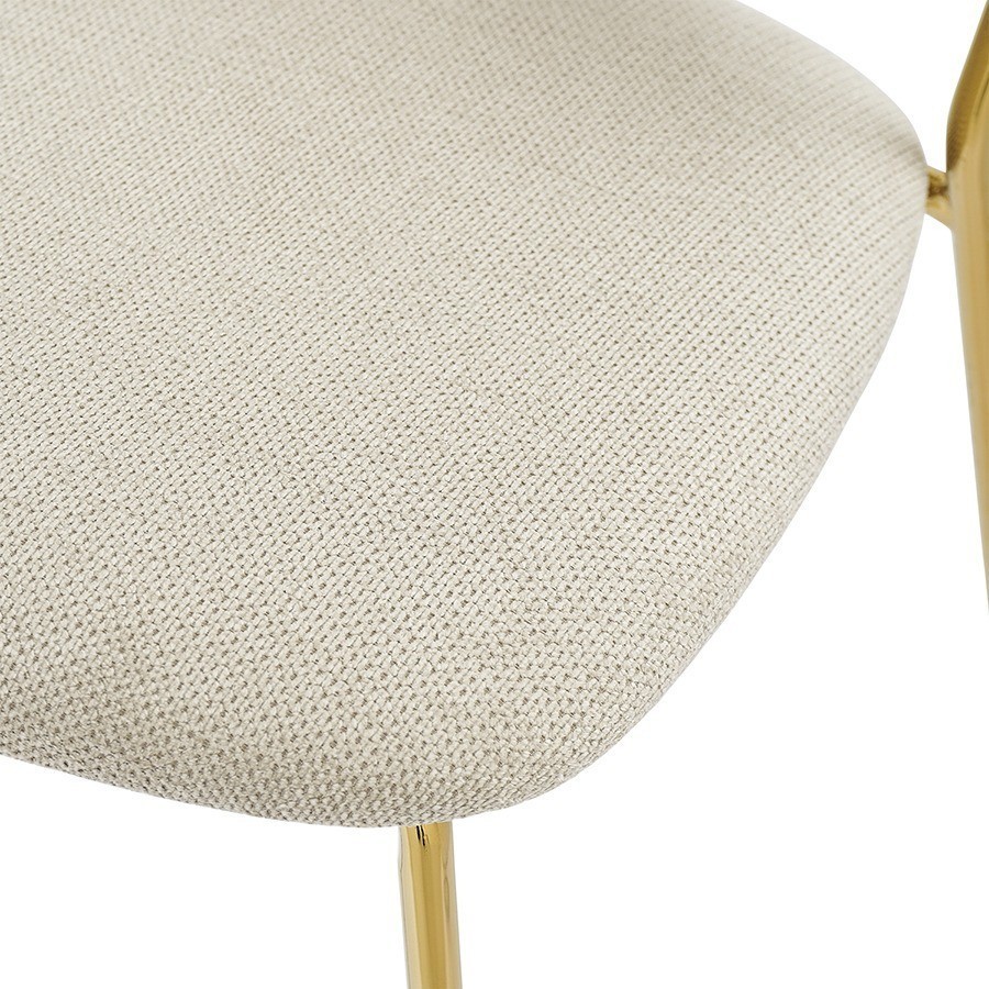 Стул барный eirill, шенилл, серый (75786)