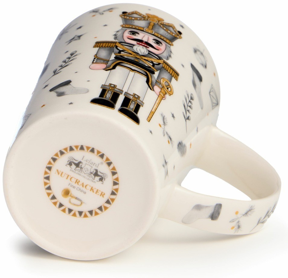 Набор подарочный lefard "щелкунчик" (кружка 385 мл в комплекте с ёлочной игрушкой) (580-095)
