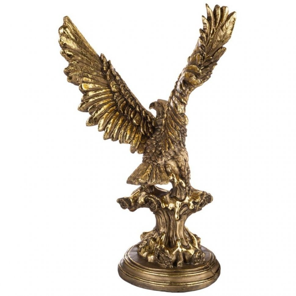 Фигурка "орел средний" 37*49*67см цвет: бронза с позолотой Lefard (169-387)