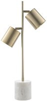 Лампа настольная irjo, 33х13х73 см, золотистая (76850)