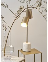 Лампа настольная irjo, 33х13х73 см, золотистая (76850)